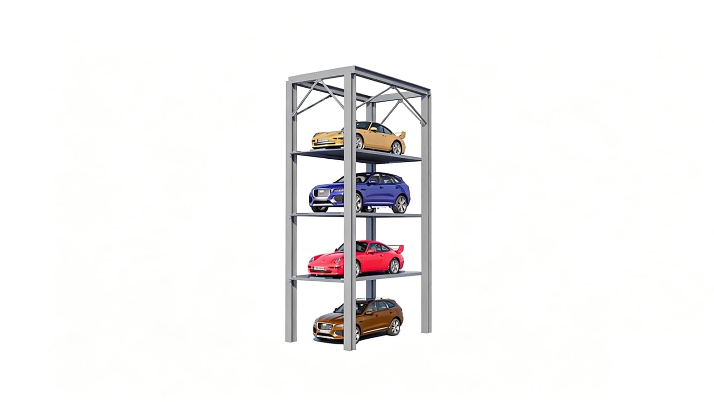 Estacionamiento Apilable Regular (Sistema Dependiente) - CoPARK