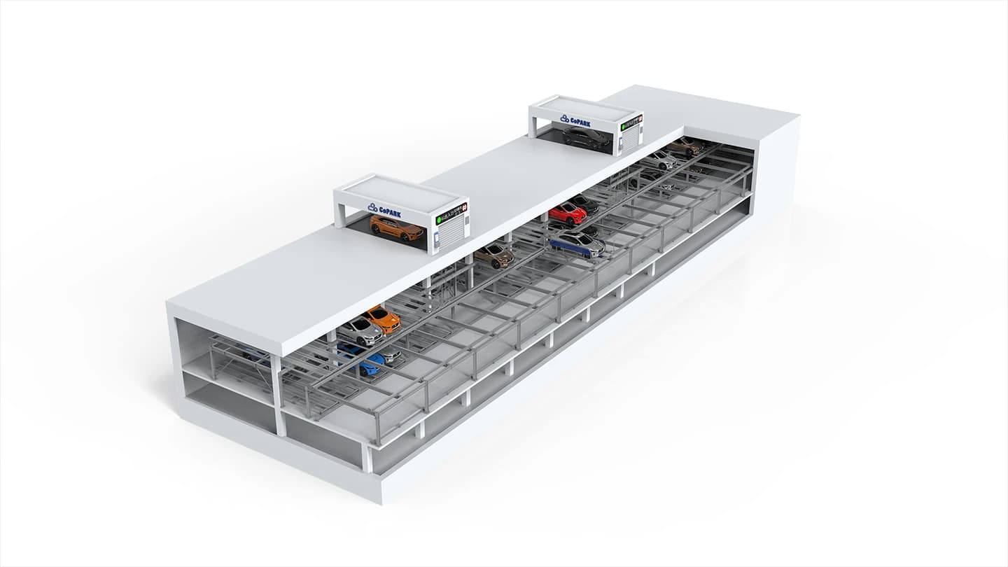 Solución de Estacionamiento Automatizado tipo Shuttle - CoPARK