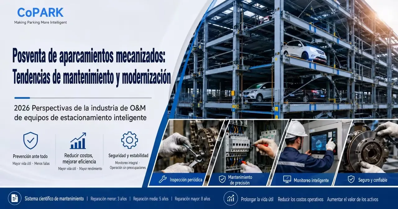 Tendencias en la reparación y mejora del servicio posventa de estacionamientos automatizados — Perspectivas del sector de operación y mantenimiento de equipos de estacionamiento inteligente en 2026