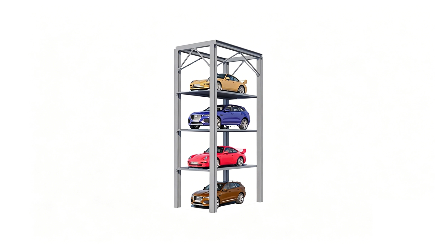 Estacionamiento Apilable Regular (Sistema Dependiente) - CoPARK