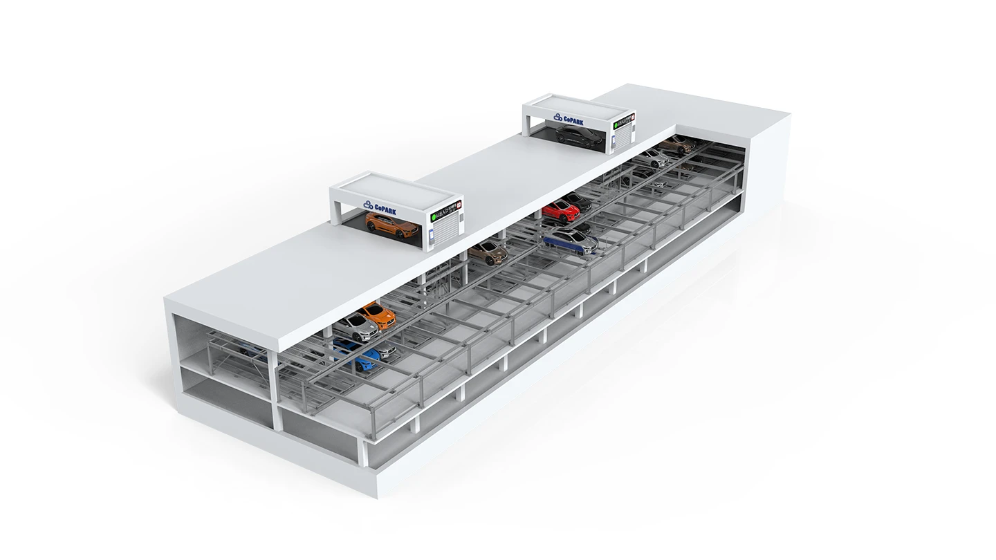 Solución de Estacionamiento Automatizado tipo Shuttle - CoPARK